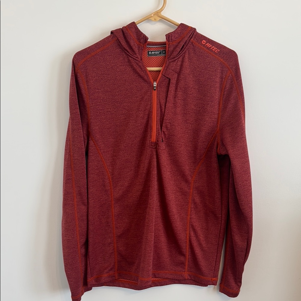 Hi-Tec Heather Red Men’s Pullover Hoodie
